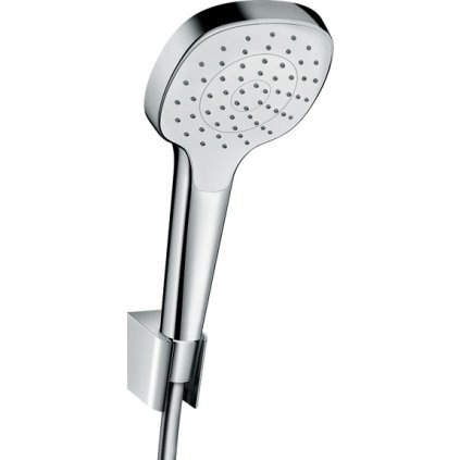 Hansgrohe Croma Select E, sprchový set 110 1jet s hadicí 1250 mm, bílá/chromová, HAN-26424400