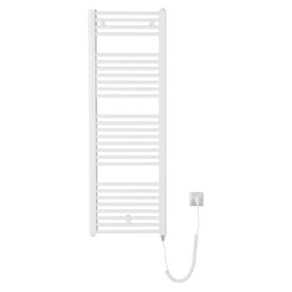 Aqualine, DIRECT-E elektrické topné těleso, rovné, 450x1320 mm, 400W, bílá, ILE34T