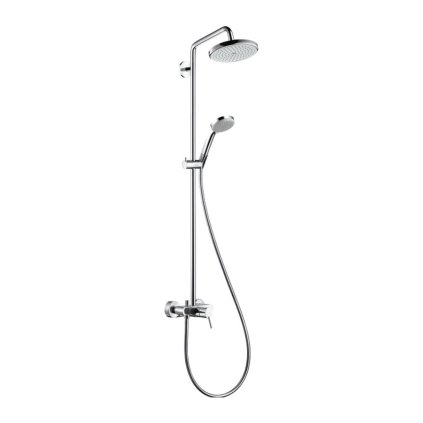 Hansgrohe Croma, Showerpipe 220 1jet s pákovou baterií, chromová, HAN-27222000