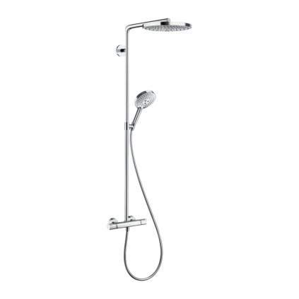 Hansgrohe Raindance Select S, Showerpipe 240 2jet s termostatem, bílá/chromová, HAN-27129400