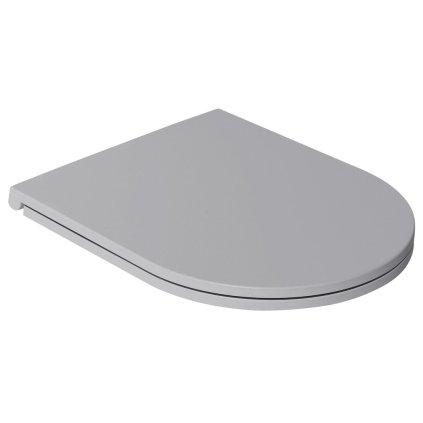 Isvea, INFINITY WC sedátko SLIM, Easy Take, Soft Close, stone grey, 40KF0547I-S