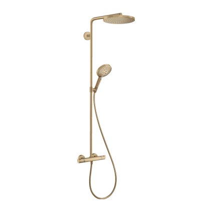 Hansgrohe Raindance Select S, Showerpipe 240 1jet PowderRain s termostatem, kartáčovaný bronz, HAN-27633140