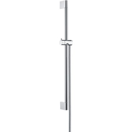 Hansgrohe Unica, Crometta sprchová tyč 650 mm se sprchovou hadicí Metaflex 1600 mm, chromová, HAN-27615000