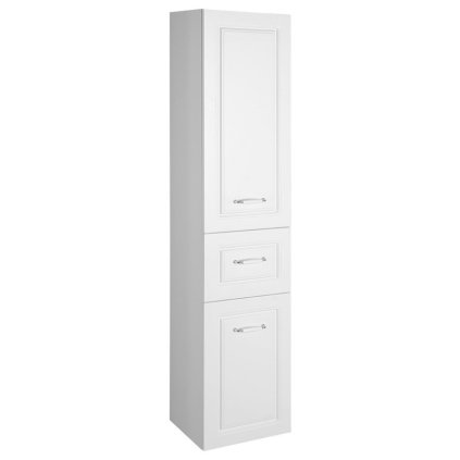 Aqualine, FAVOLO skříňka vysoká s košem 40x184x31 cm, bílá mat, FV180