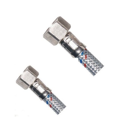 Aqualine, Flexibilní nerezová hadice FxF 3/8'x1/2', 40cm, 33254