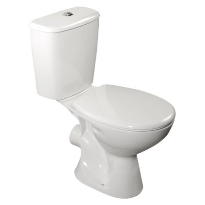Aqualine, JUAN WC kombi mísa s nádržkou včetně splachovací soupravy, zadní odpad, LC2154