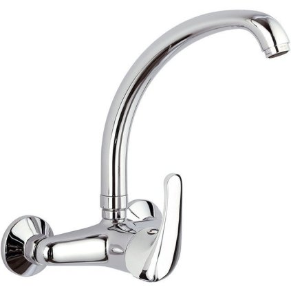 Aqualine, KASIOPEA nástěnná baterie s vysokým ramínkem, chrom, 1107-13