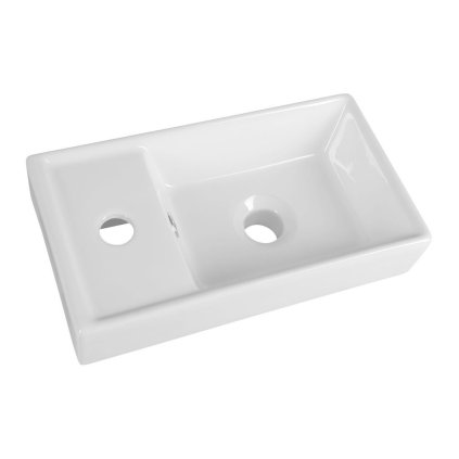 Aqualine, Keramické umyvadlo 40x22x8cm, DD4022