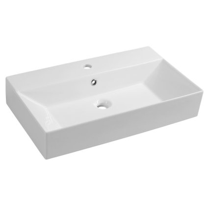 Aqualine, Keramické umyvadlo 70x42cm, na desku, 10SF50070