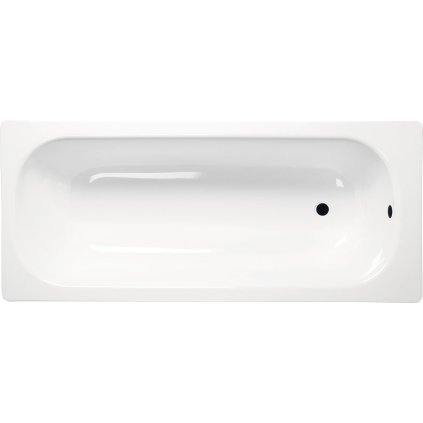 98202 aqualine obdlznikova smaltovana vana 150x70x38cm biela v150x70