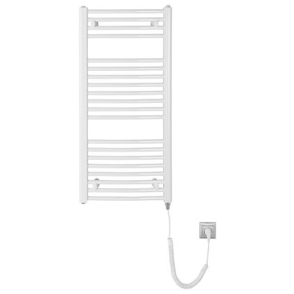 Aqualine, ORBIT-E elektrické topné těleso, oblé, 450x960 mm, 300W, bílá, ILEO94T