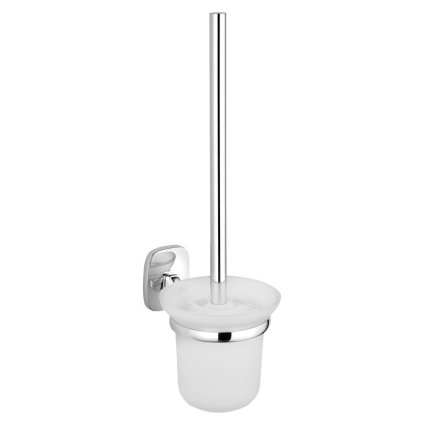Aqualine, RUMBA WC kartáč, mléčné sklo, RB108