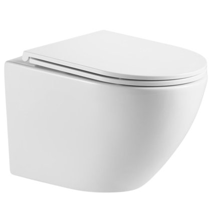 481517 erga lily zavesna wc misa rimless tornado flush 490x370x360 mm toaletne sedadlo s pomalym zatvaranim biela erg lily ce 93 001