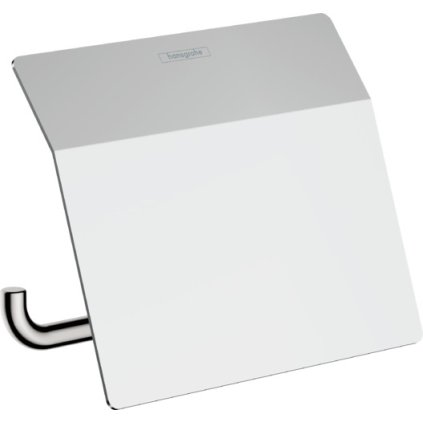 Hansgrohe AddStoris, držák na toaletní papír s krytkou, chromová, HAN-41753000