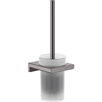 Hansgrohe AddStoris, držák na WC kartáč nástěnný, kartáčovaný černý chrom, HAN-41752340