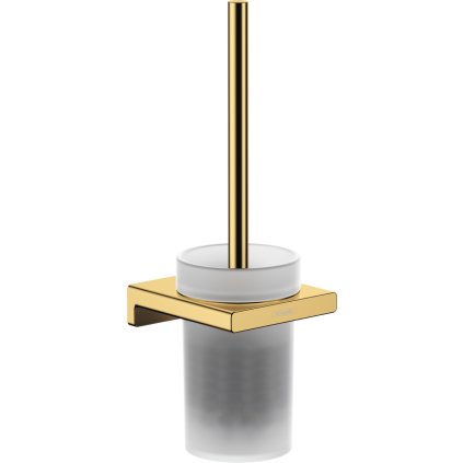 Hansgrohe AddStoris, držák na WC kartáč nástěnný, leštěný vzhled zlata, HAN-41752990