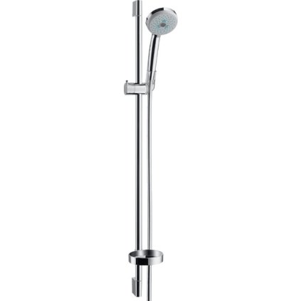 Hansgrohe Croma 100, Multi sprchová sada se sprchovou tyčí 90 cm a miskou na mýdlo, chromová, HAN-27774000