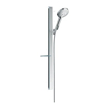 Hansgrohe Raindance Select S, sprchová sada 120 3jet se sprchovou tyčí 90 cm a miskou na mýdlo, chromová, HAN-27648000
