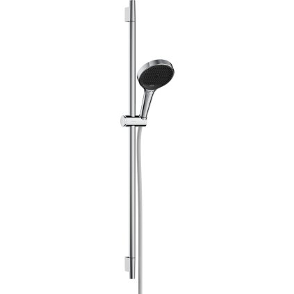 Hansgrohe Rainfinity, sprchová sada 130 3jet EcoSmart s tyčí S Puro 90 cm, chromová, HAN-28744000