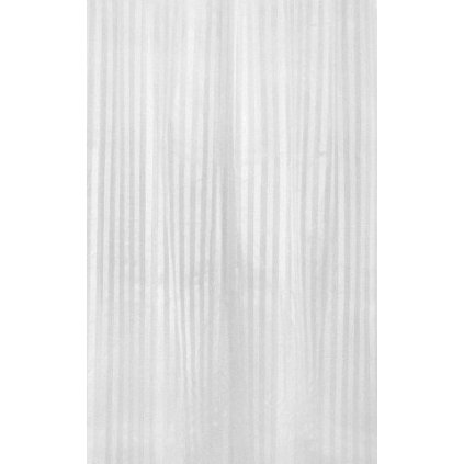 Aqualine, Sprchový závěs 180x200cm, polyester, bílá, ZP001