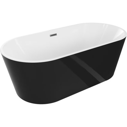 477143 mexen luna volne stojaca vana 170 x 80 cm biela cierna bruseny grafit prepad 52031708075 95