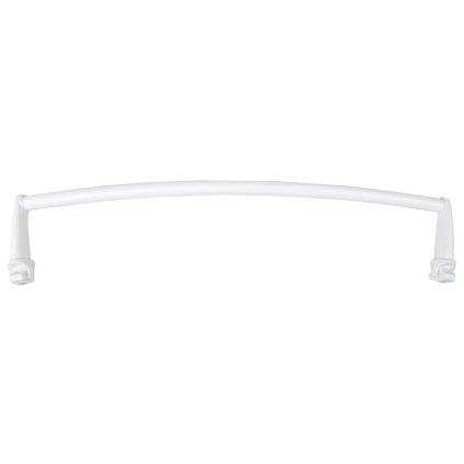 Aqualine, Sušák ručníků na topná tělesa 43 cm, oblý, bílá, IDO-50