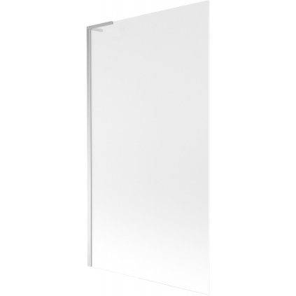 Mexen Next L, 1-křídlová vanová zástěna 100 x 150 cm, 6mm sklo námraza, chromový profil, 895-100-000-03-30-01
