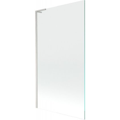 Mexen Next L, 1-křídlová vanová zástěna 100 x 150 cm, transparent, 6mm čiré sklo, profil broušená ocel, 895-100-000-03-00-97