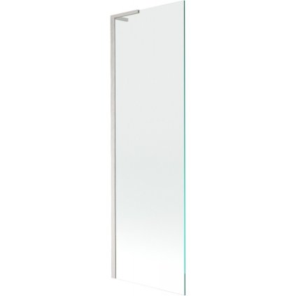 Mexen Next L, 1-křídlová vanová zástěna 60 x 150 cm, transparent, 6mm čiré sklo, profil broušená ocel, 895-060-000-03-00-97