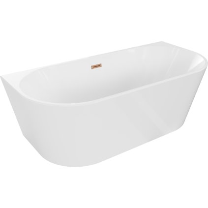 477386 mexen oval volne stojaca nastenna vana 160 x 80 cm biela medeny prepad 52671608000 65