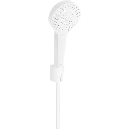 Mexen příslušenství - ruční sprchový set Oval R-05, 3-funkce, bílá, 785055052-20