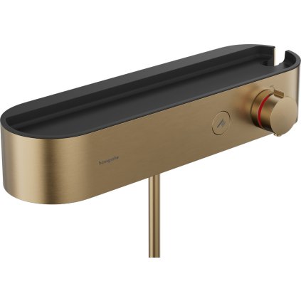 Hansgrohe ShowerTablet Select, termostatická sprchová baterie 400 na zeď, kartáčovaný bronz, HAN-24360140