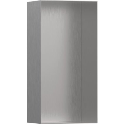 Hansgrohe XtraStoris Minimalistic, výklenek do zdi 300x150x100mm, kartáčovaná nerez, HAN-56070800