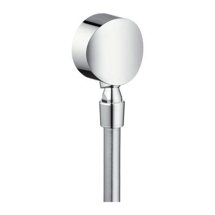Hansgrohe FixFit, nástěnné kolínko S se zpětným ventilem a kulovým kloubem, chromová, HAN-27506000