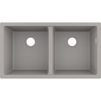 487547 hansgrohe s51 drez pod dosku 370 370 betonova seda han 43434380