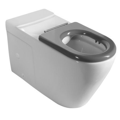 Sapho, MEDIC RIMLESS mísa pro kombi WC, spodní/zadní odpad, bílá, MC102-111