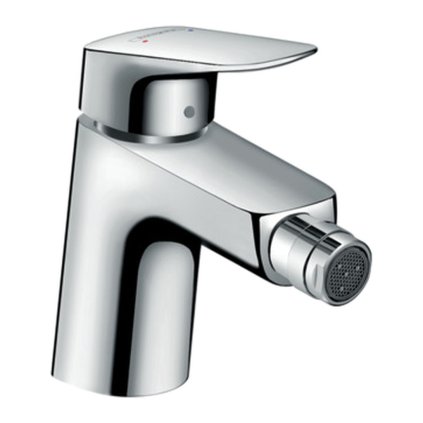 Hansgrohe Logis, páková bidetová baterie 70 s odtokovou soupravou s táhlem, chromová, HAN-71204000