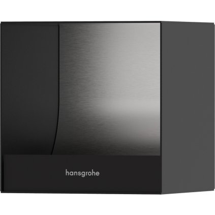 Hansgrohe XtraStoris, držák na toaletní papír na vestavbu, černá matná, HAN-56065670