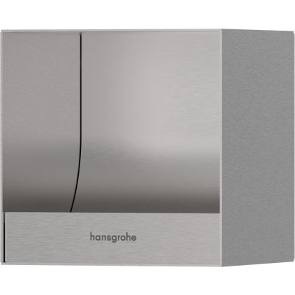 Hansgrohe XtraStoris, držák na toaletní papír na vestavbu, nerez, HAN-56065800