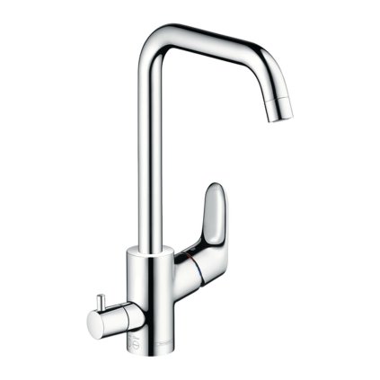 Hansgrohe Focus M41, kuchyňská páková baterie 260, uzavírací ventil pro spotřebič, chromová, HAN-31823000