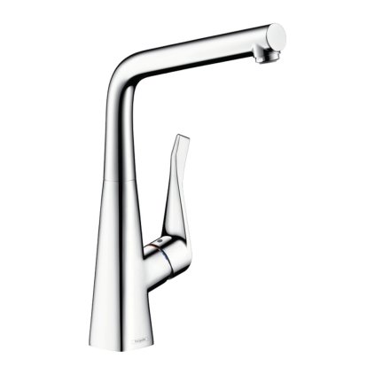 Hansgrohe Metris M71, kuchyňská páková baterie 320 1jet, instalace před okno, chromová, HAN-14823000