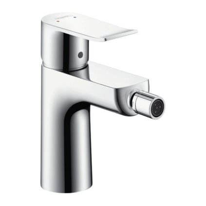 Hansgrohe Metris, páková bidetová baterie s odtokovou soupravou s táhlem, chromová, HAN-31280000