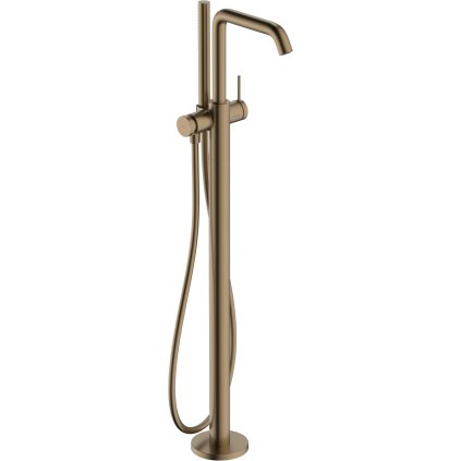 Hansgrohe Tecturis S, páková vanová volně stojící baterie na podlahu, kartáčovaný bronz, HAN-73440140