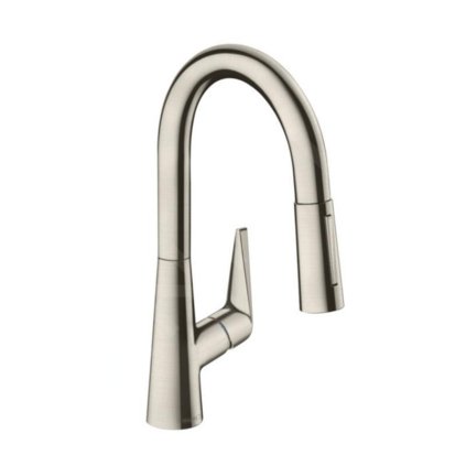 Hansgrohe Talis M51, dřezová baterie s výsuvnou sprškou, vzhled nerezavějící oceli, HAN-72815800