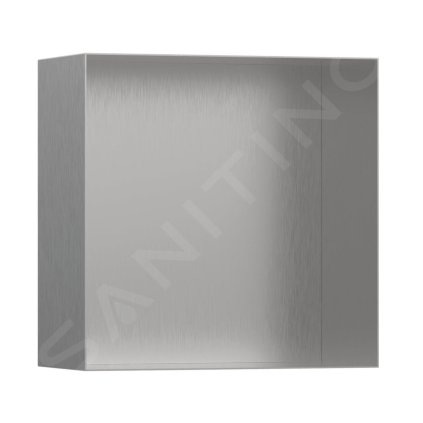 Hansgrohe XtraStoris Minimalistic, výklenek do zdi, 300x300x140 mm, kartáčovaná nerezová, HAN-56079800