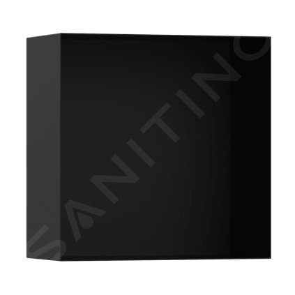Hansgrohe XtraStoris Minimalistic, výklenek do zdi, 300x300x140 mm, matná černá, HAN-56079670