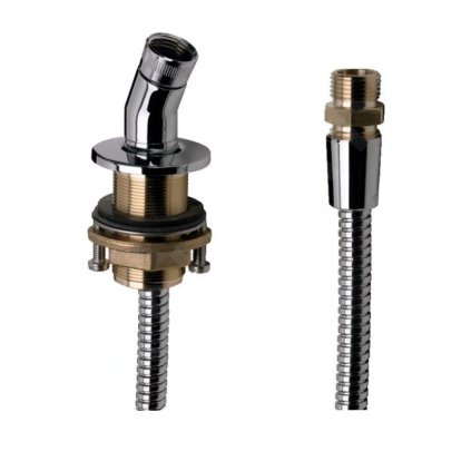 Hansgrohe, okrajové systémy, držák sprchy pro montáž na okraj vany, chromová, HAN-28307000