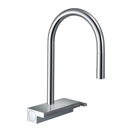 Hansgrohe Aquno Select M81, páková kuchyňská baterie 170, vytahovatelná sprška, 3jet, sBox, chromová, HAN-73831000