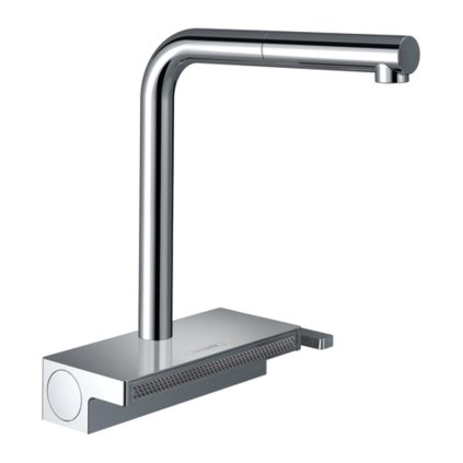 Hansgrohe Aquno Select M81, páková kuchyňská baterie 250, vytahovatelný výtok, 2jet, chromová, HAN-73836000