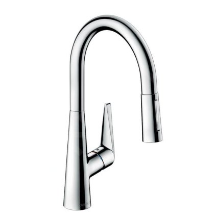 Hansgrohe Talis M51, dřezová baterie M5116-H200 s výsuvnou sprškou, sBOX, chromová, HAN-73851000